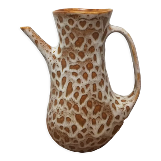 Ceramic pitcher signed Nederviller