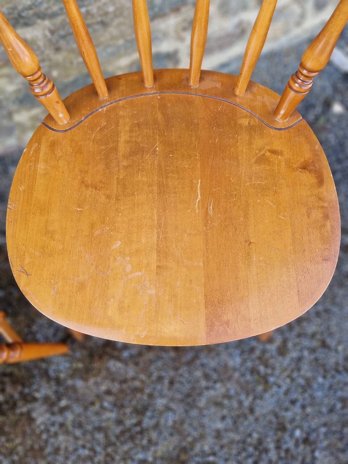 Pair of solid wood chairs 1963 by Nesto Sweden