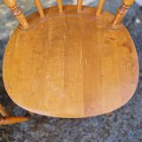 Paire de chaises en bois massif 1963 par Nesto Suède