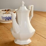 Large vintage jug Johnson Brothers Pearl pattern white porcelain