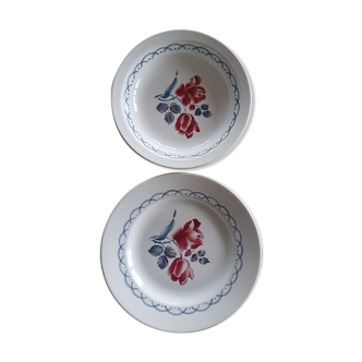 Set of two earthenware dishes