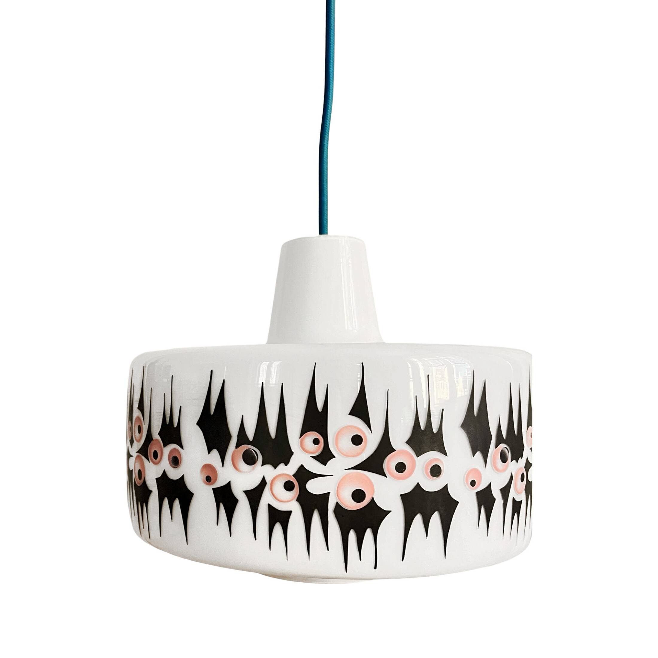 Ceiling lamp, New Look, designed by J. Hurka, Napako, Czechoslovakia, 1960s.