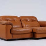 Canapé cuir 2 places ajustable De Sede 101