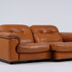 De Sede 101 adjustable 2-seater leather sofa
