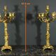 Bronze Candelabra, after J-A. Meissonnier, Rococo style, Napoleonic era