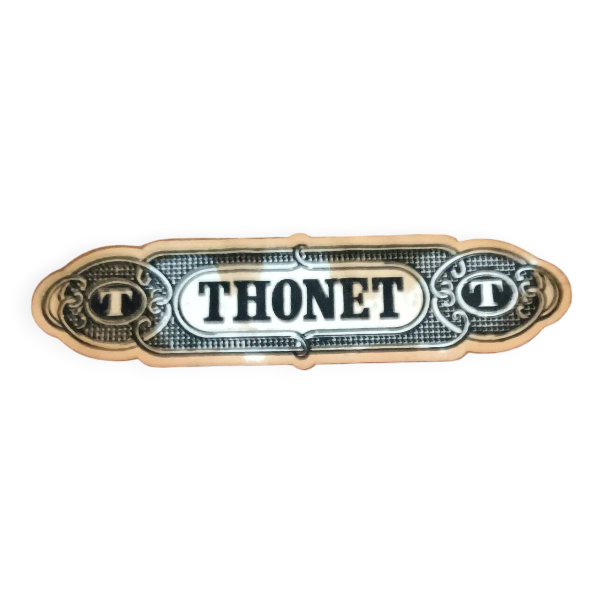 Fauteuil Thonet original des années 1960 en tissu bleu et noyer