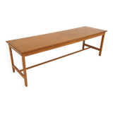 Minimalist teak bench, Sweden, 1960s