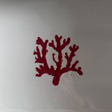 Provençal dish with coral decoration