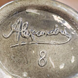 Vintage 1950 free-form vase - Belgian ceramist Alexandre de Wemmel