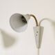 Pair of Scandinavian adjustable wall lamps, '50s