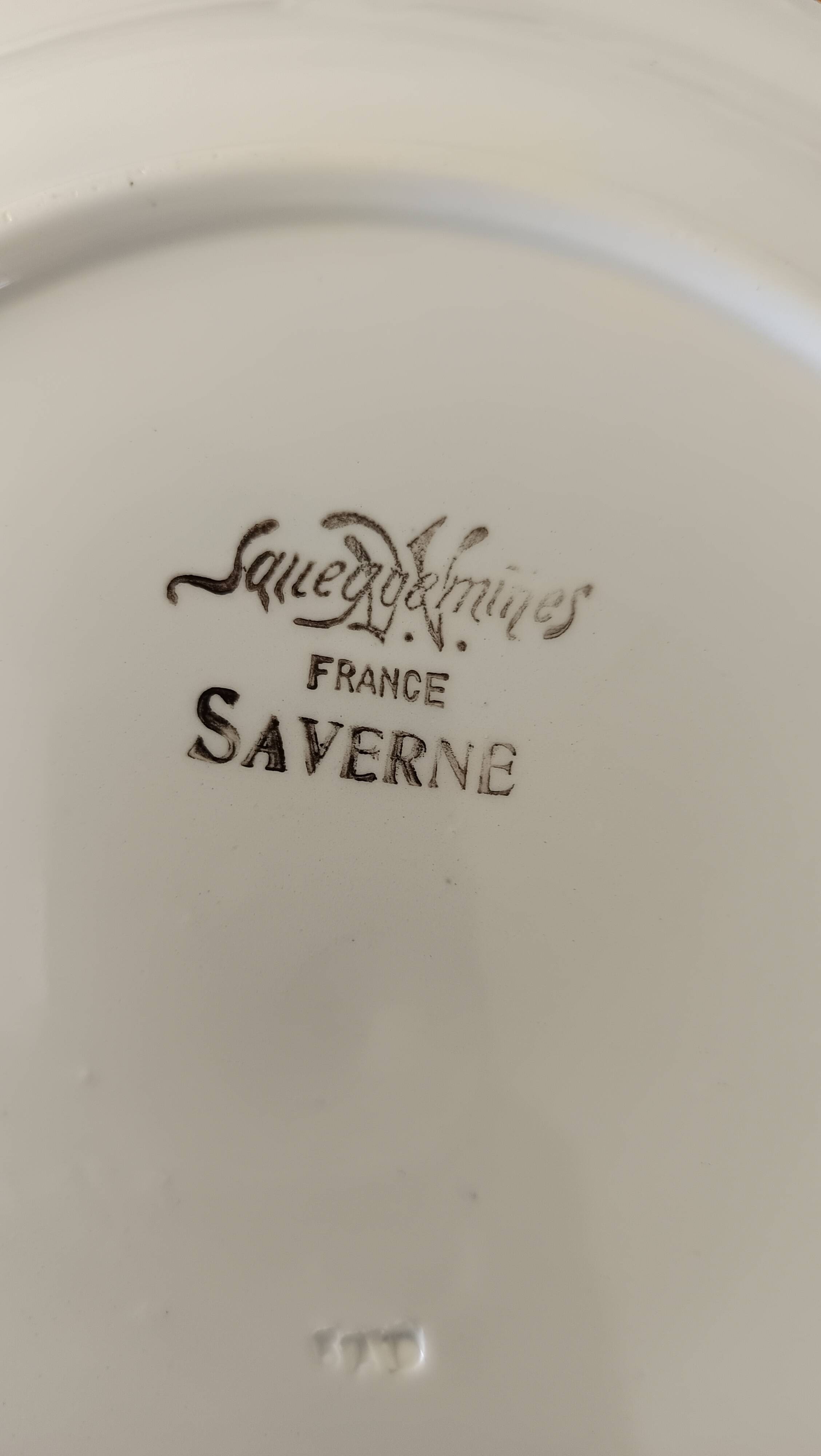 Sarreguemines table service "Saverne" – 44 pieces