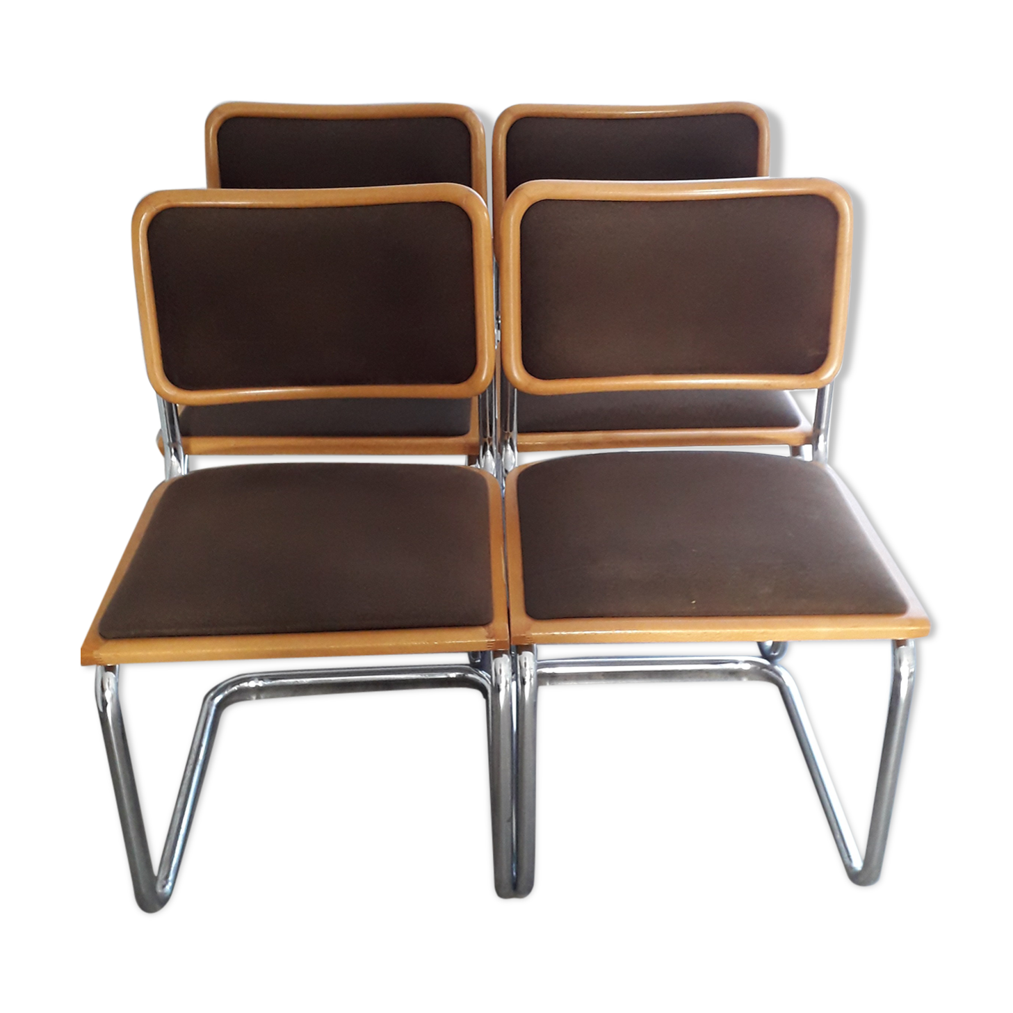 Lot 4 cesca chairs by Marcel Breuer