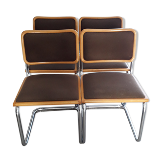 Lot 4 cesca chairs by Marcel Breuer