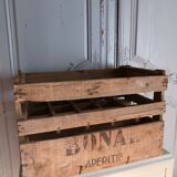 Wooden bottle locker box
