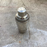 Shaker ancien en métal argenté poinçonné style Art Déco