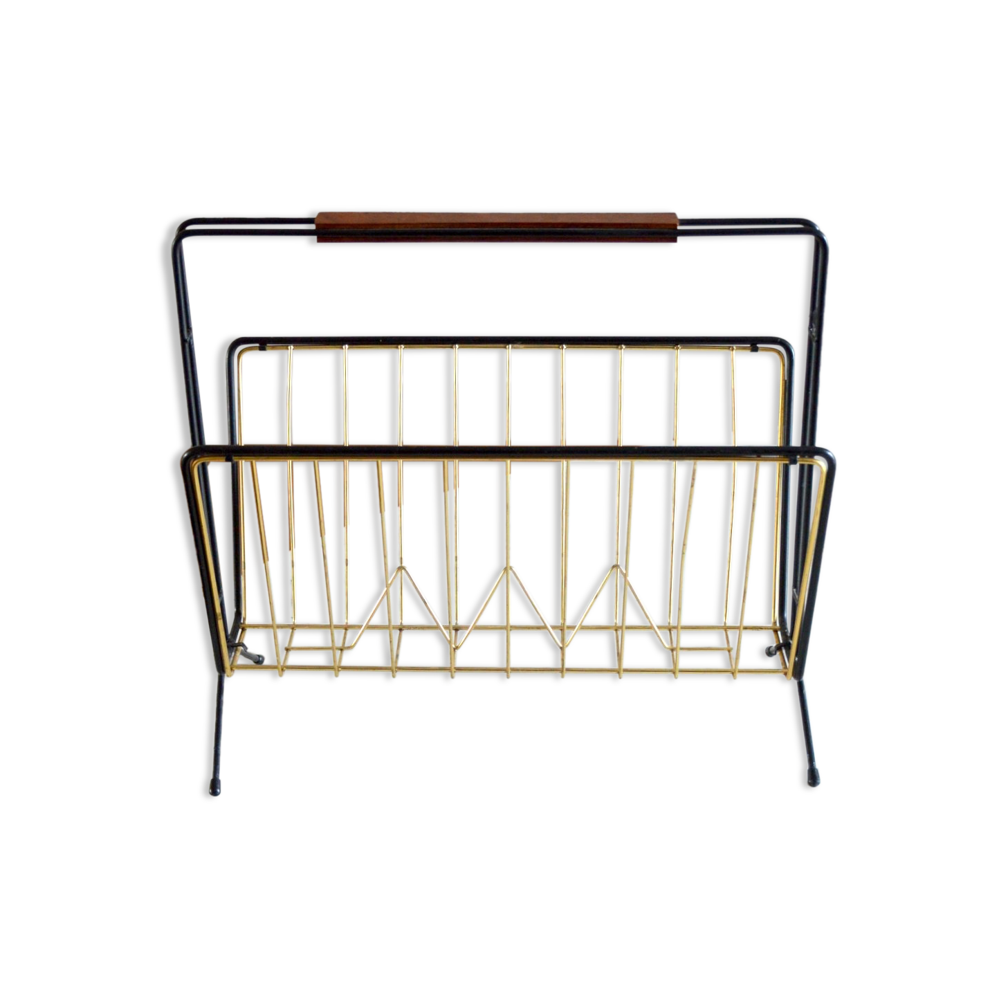 Scandinavian magazine holder 1950s