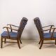 1940s Lounge Chairs by Tyge Hvass, Model 1628 for Fritz Hansen, Denmark