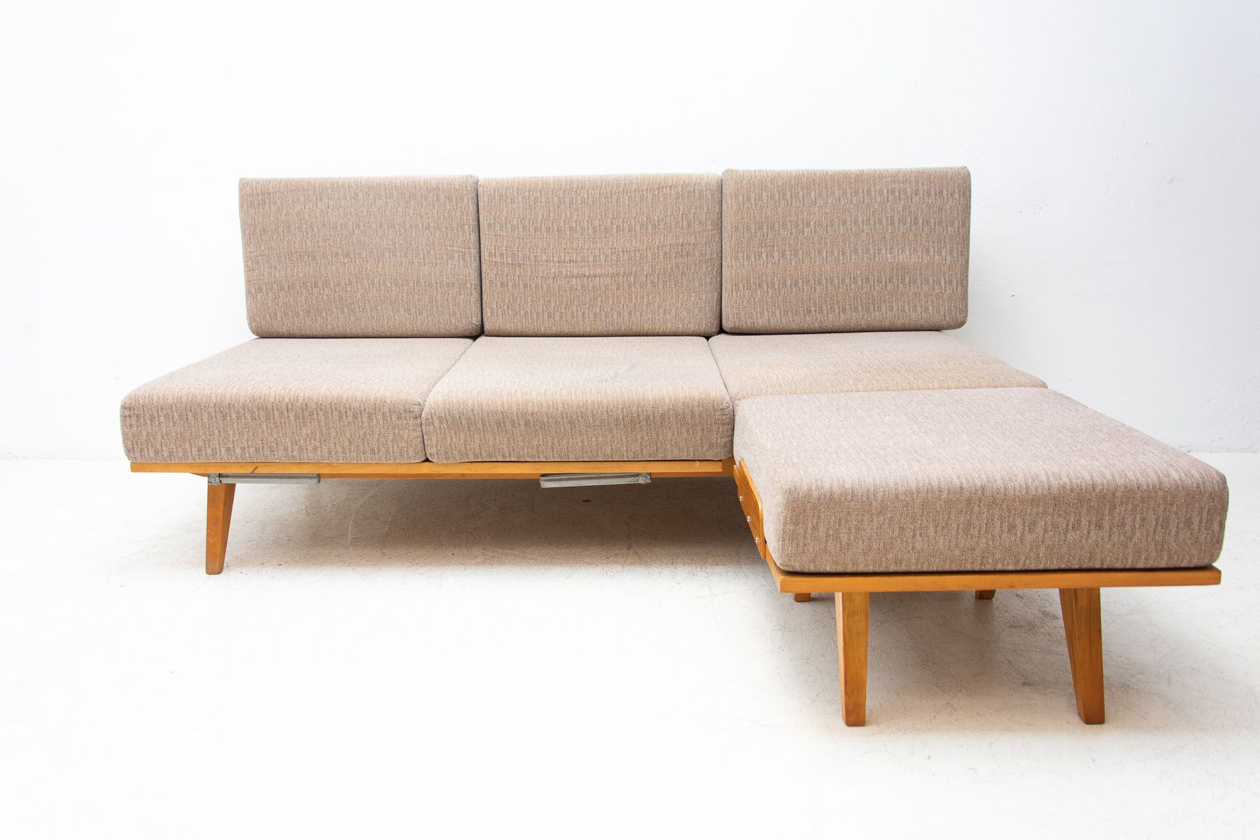 Mid century corner folding sofa by František Jirák for Tatra nábytok, 1960´s, Czechoslovakia