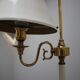 Lampadaire en métal et laiton, Allemagne 1970