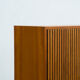 Wardrobe, teak, vintage, ridged doors
