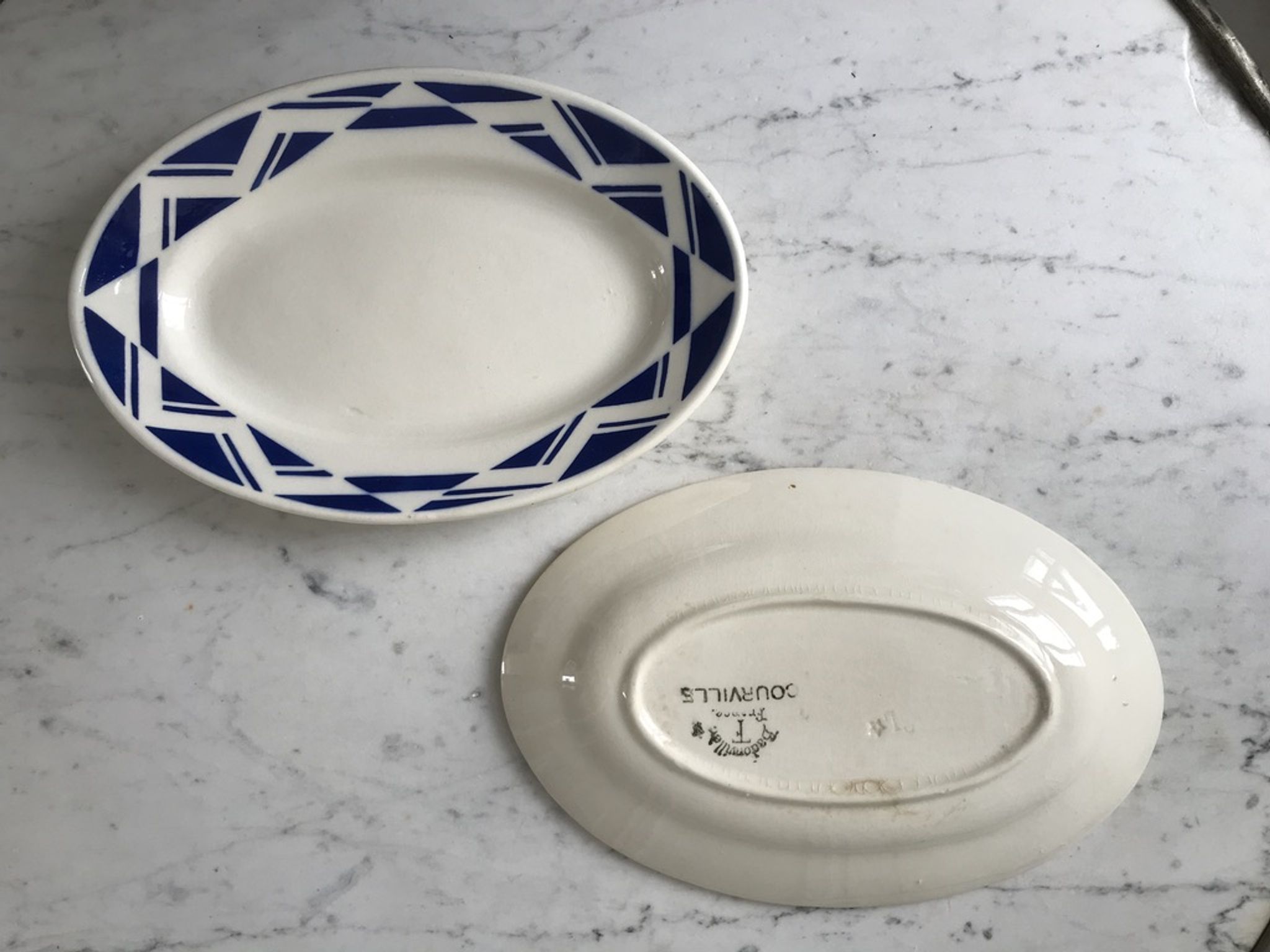Duo of raviers Badonviller Courtilles art deco 30s