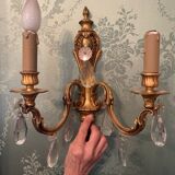 Paire d'appliques en bronze