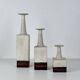 Rare Bruno Gambone Ceramic Monofiore Vase Trio, Italy – Mid-20th Century