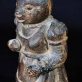 Carved wood representing the rabbit from Alice in Wonderland, late 19th century