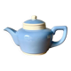 Old sky blue Digoin coffee maker