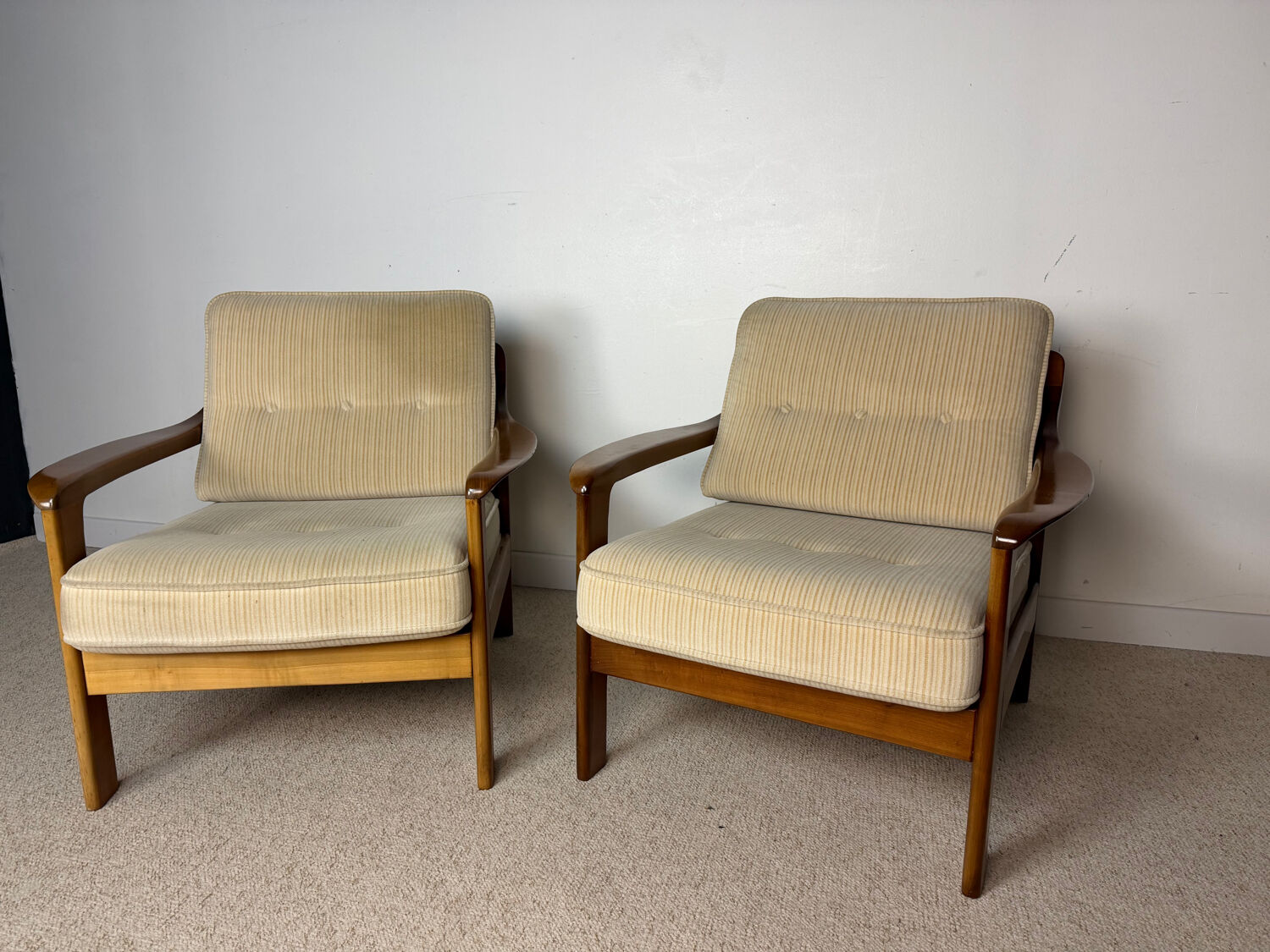 Pair of vintage armchairs