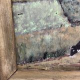 Old table, 1960s farmyard