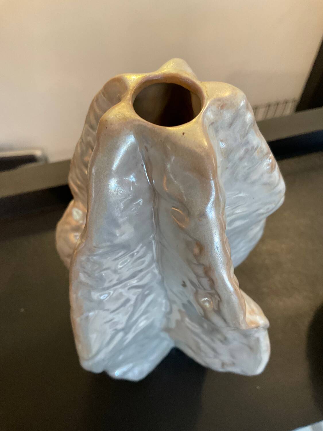 Trio de vases vintage de formes organiques