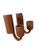 Pair of Scandinavian teak wall lights, Dolmus, 70s