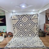 Handmade wool Berber rug 300X200 cm