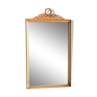 Golden mirror with mercury ice cream 44x75cm