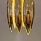 Kastor lamp in brass, designed by Jo Hammerborg in 1969 and produced by Fog og Mørup.