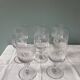 Set of 8 old glasses in Portieux crystal