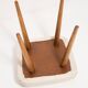 Light Beige Stool Mid-Century Modern, Europe, 1960s