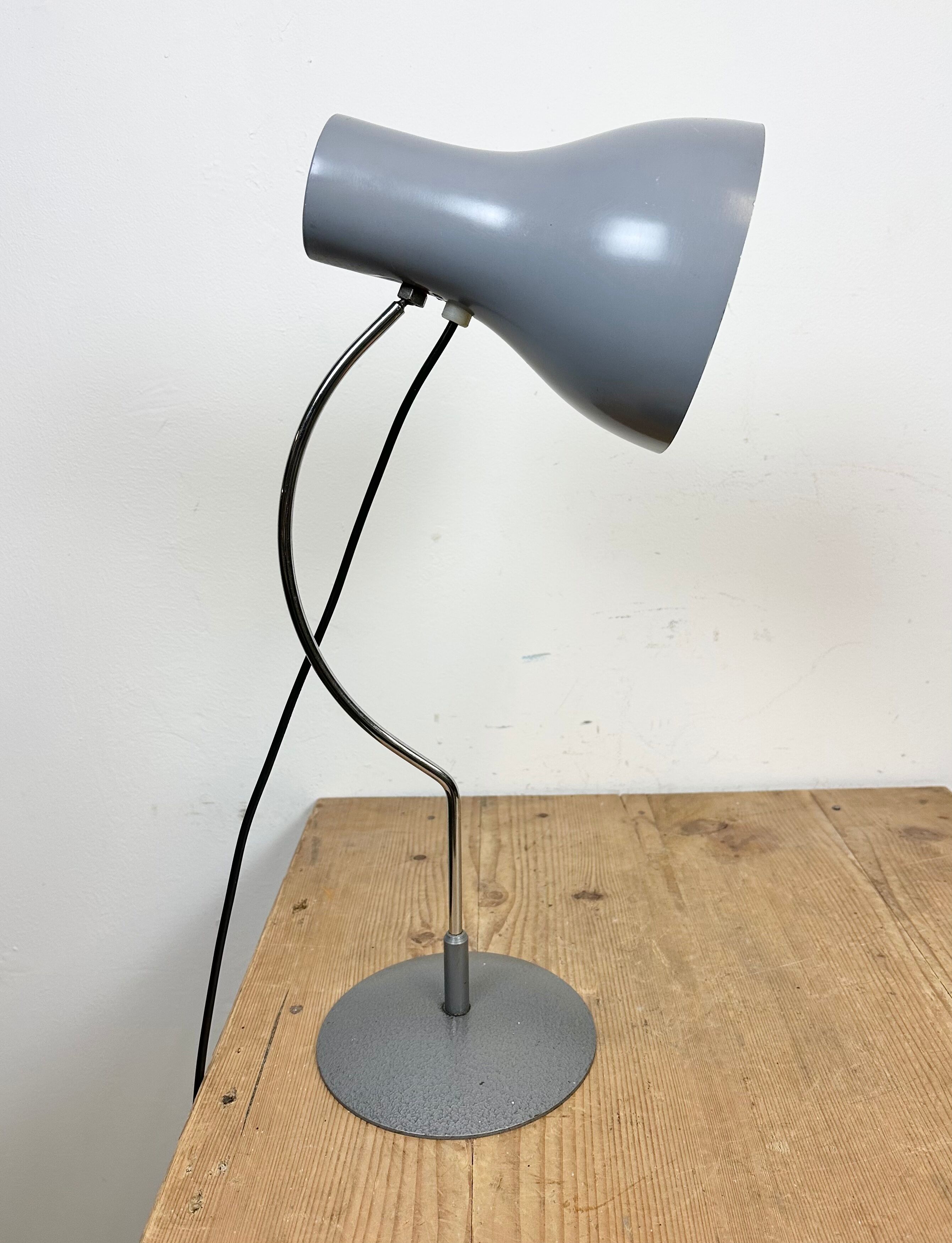 Grey Table Lamp by Josef Hurka for Napako, 1960s