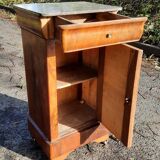 Nineteenth century ogee bedside table
