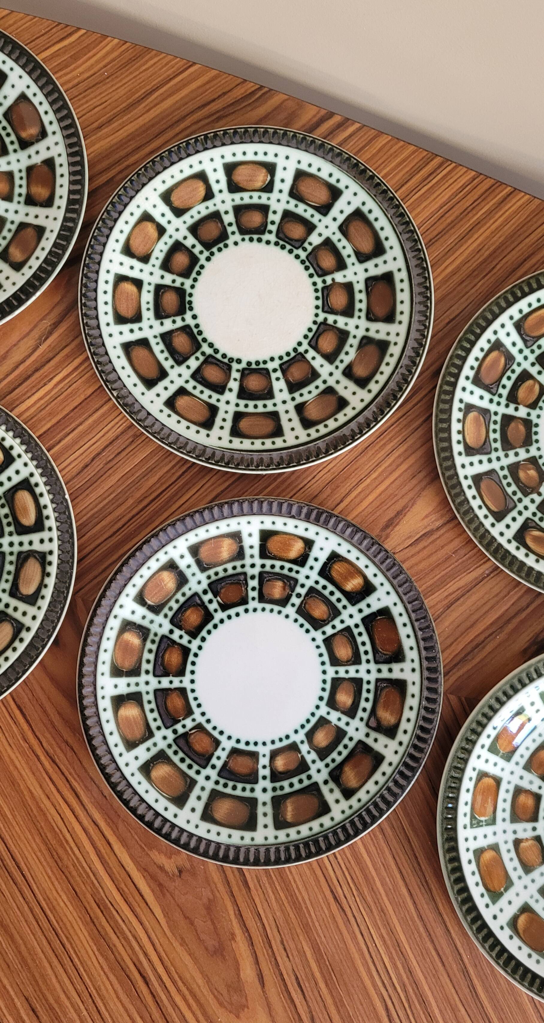 Set 6 assiettes Bernadette Boch