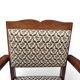 Art Deco armchair with a moustache backrest and curved armrests from the 1930s.