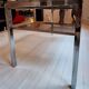 1970s glass and chrome design desk attributed to Willy Rizzo