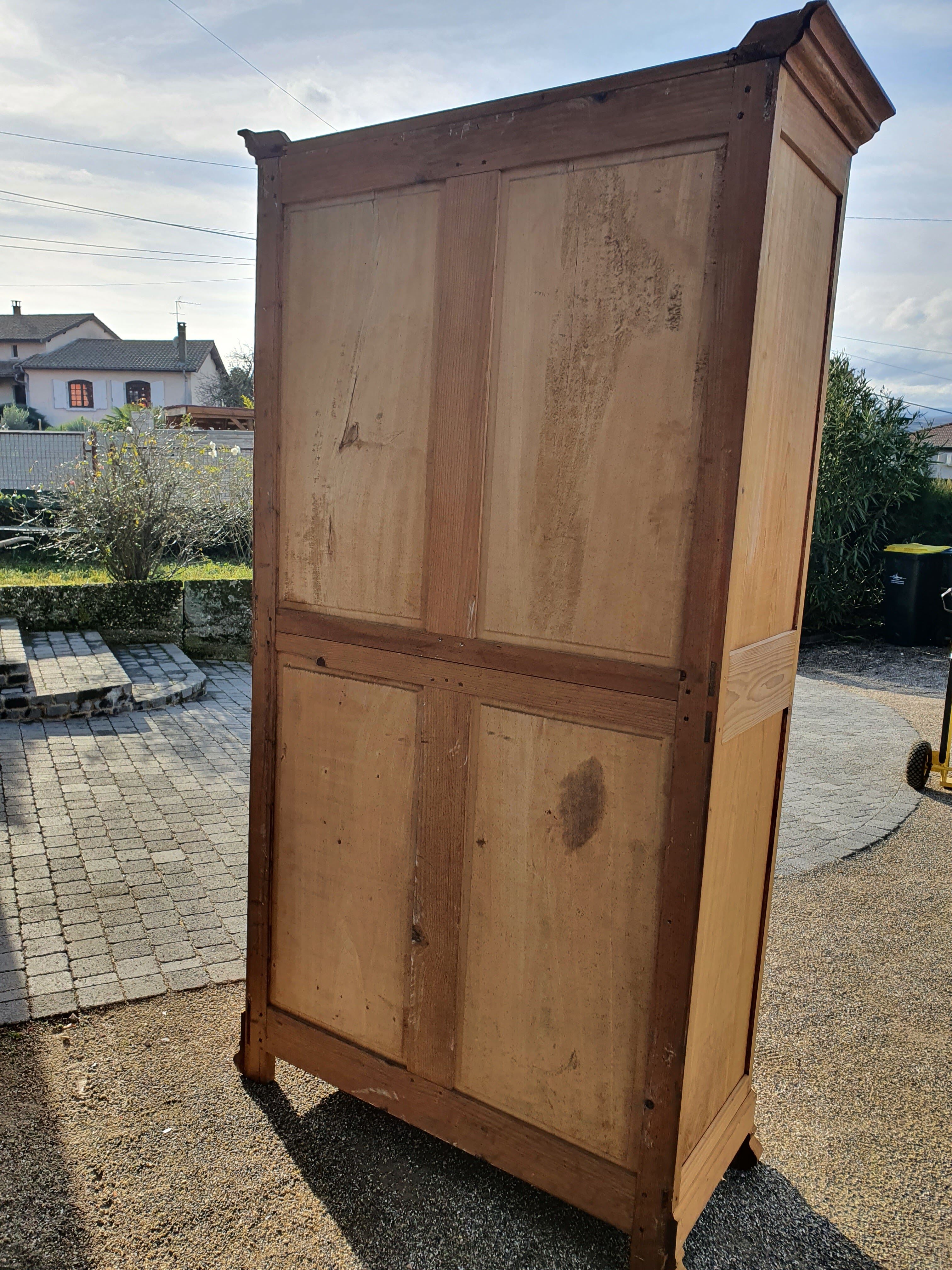 Old Parisian cabinet raw fir 1900