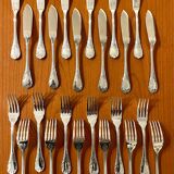 Christofle Marly 12 fish cutlery sets, 24 pieces, very good condition