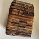 Panier asiatique en rotin avec couvercle 23×18 cm