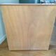 Modernist oak display cabinet - 1950s-60s