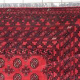 Antique Afghan Ersari handmade rug 208 x 288 cm 1920s