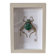 Tableau insecte brodé à la main (pièce unique)