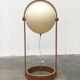 Lampadaire de style spatial suisse en plastique et contreplaqué des années 1960